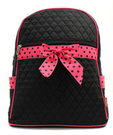 15" Quilted Backpack Bookbag Kids School Tote - Gifts Happen Here