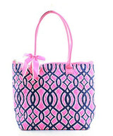 16" Quilted Tote Bag Handbag Purse - Gifts Happen Here