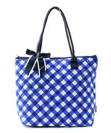 16" Quilted Tote Bag Handbag Purse - Gifts Happen Here