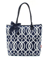 16" Quilted Tote Bag Handbag Purse - Gifts Happen Here