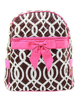 15" Quilted Backpack Bookbag Kids School Tote - Gifts Happen Here