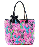 16" Quilted Tote Bag Handbag Purse - Gifts Happen Here