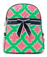 15" Quilted Backpack Bookbag Kids School Tote - Gifts Happen Here