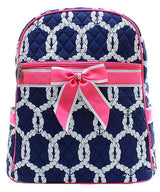 15" Quilted Backpack Bookbag Kids School Tote - Gifts Happen Here