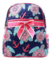 15" Quilted Backpack Bookbag Kids School Tote - Gifts Happen Here