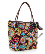 16" Quilted Tote Bag Handbag Purse - Gifts Happen Here